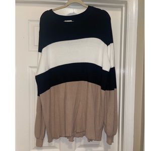 Chic Soul color block sweater size 2X plus size